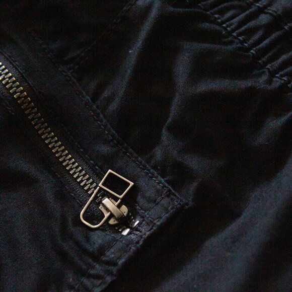 Lane Bryant - Black Drawstring Cargo Capris - Womens 18/20 - Picture 3 of 5